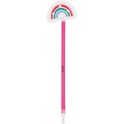 Yoobi Shaker Ballpoint Pen Pink Rainbow Shop School And Office