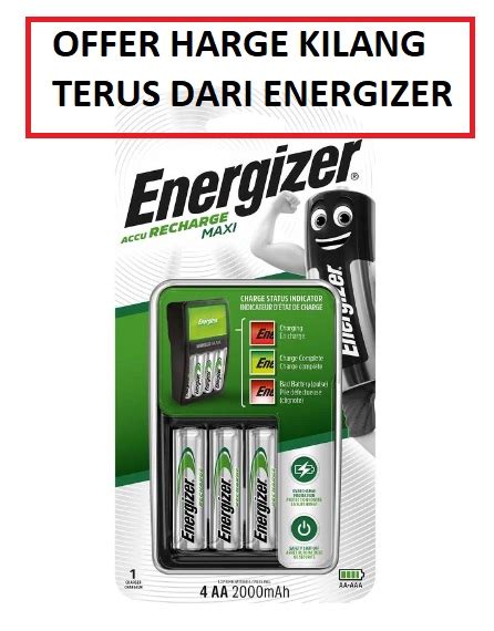 Energizer Maxi Battery Charger Big Stationery