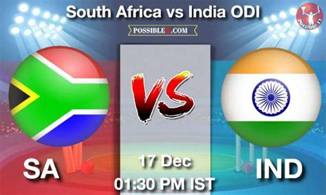 Sa Vs Ind Dream11 Prediction Team Live Cricket 17 Dec 2023