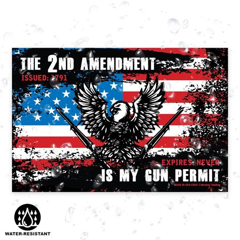 2nd Amendment Is My Gun Permit Magnet