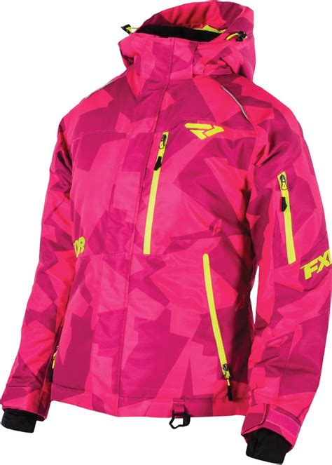 Fxr Racing 2015 Snowmobile Apparel Womens Fresh Jacket Fuchsia