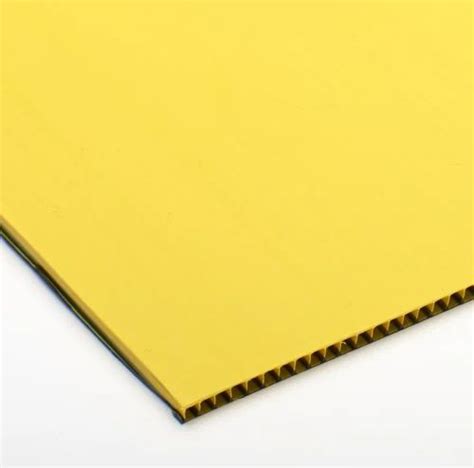 Multicolor Corrugated Plastic Sheet For Floor Protection Mm At Rs