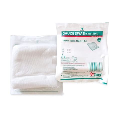 Jual Winner Gauze Swab Kasa Steril 10cm X 10cm Isi 5 Pcs Shopee