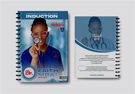 Induction Jotter Design Medical Training Social Media Medical School