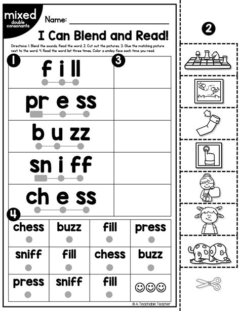 Free Printable Double Consonant Worksheets