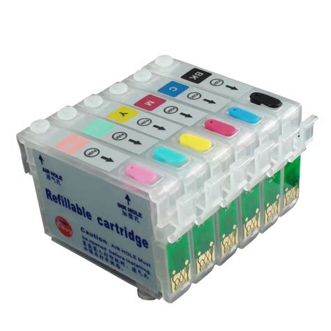 CEYE Refillable Ink Cartridges Kit For EPSON PHOTO 1390 T60 T0851 T0856