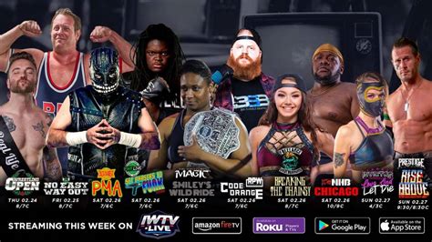 Match Guide 10 Events Stream Live This Week On Iwtv News