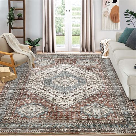 Caromio X Hallway Rug Washable Soft Persian Traditional Indoor