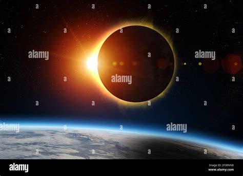 Solar Eclipse And Earth Solar Eclipse Natural Phenomenon When Moon