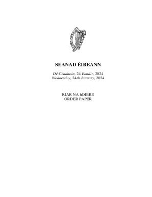 Fillable Online Local Government Mayor Of Limerick And Miscellaneous