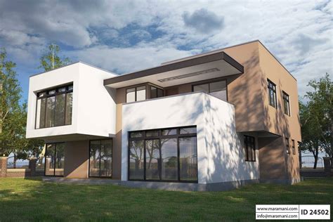 Four Bedroom Modern House Design Id 24502 House Plans Maramani