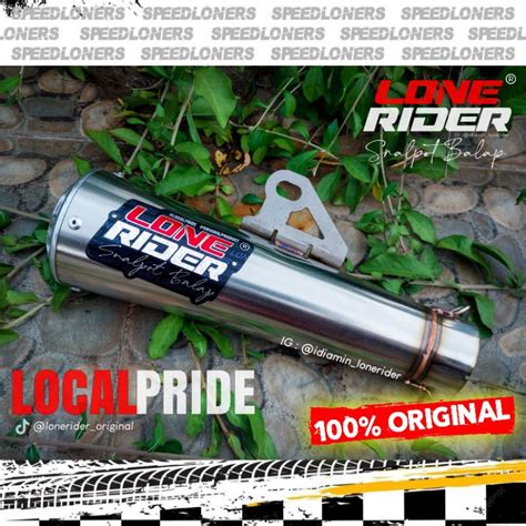 Jual Knalpot LR Lone Rider Original Slencer Minicone 50mm Shopee