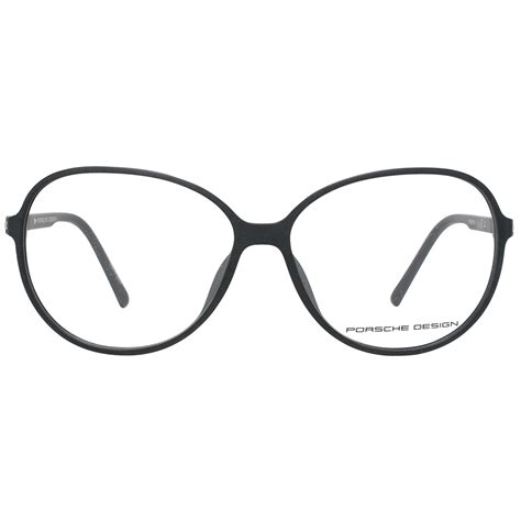 Porsche Design Mens Gold Rectangle Optical Frame P8271 C 55 Titanium