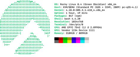 How To Run Neofetch With New Rockylinux Ascii Art By Tchung