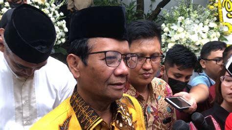 Mahfud Md Kenang Rizal Ramli Sebagai Sosok Penuh Gagasan