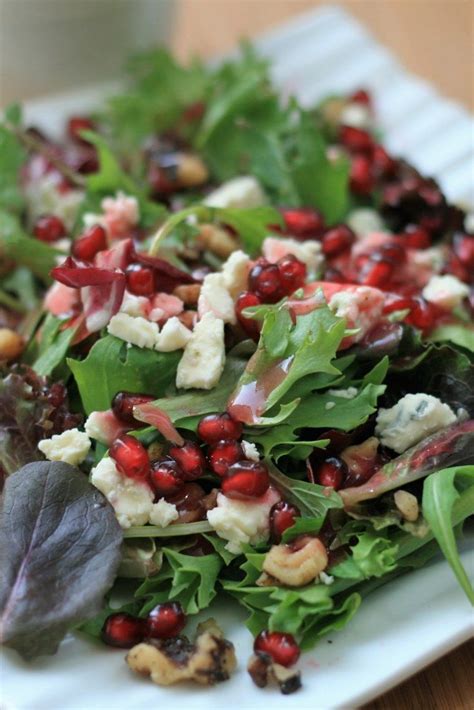 Christmas Pomegranate Salad With Feta And Walnuts