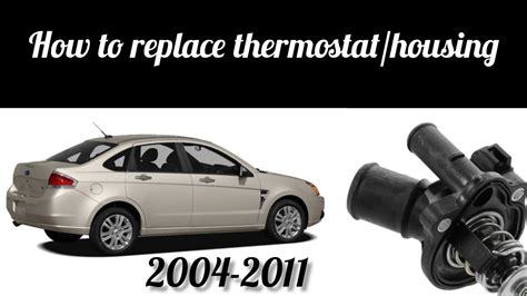 2010 Ford Focus Thermostathousing Replacement Youtube