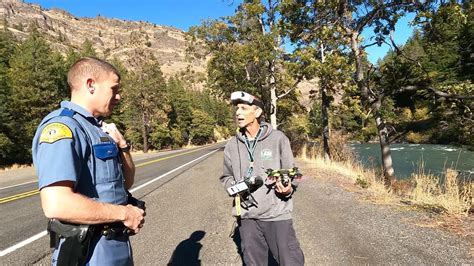 Wa State Patrol Checking Up On Us Flying My Quadcopter Over Chehalis