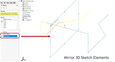 SOLIDWORKS 2018: Sketch Mirror Enhancements - GSC