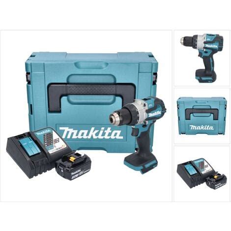 Makita DDF 489 RF1J Perceuse Visseuse Sans Fil 18 V 73 Nm Brushless