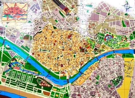 Seville Tourist Map Printable