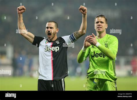 Leonardo Bonucci Juventus And Wojciech Szcze During Juventus Fc