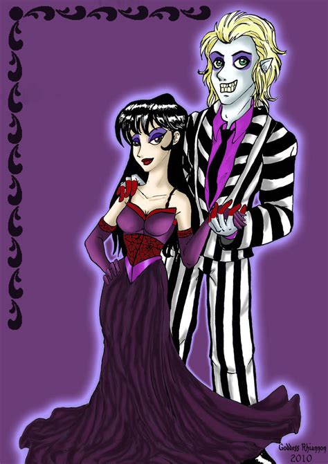 Lydia and Beetlejuice by GoddessRhiannon13 on DeviantArt