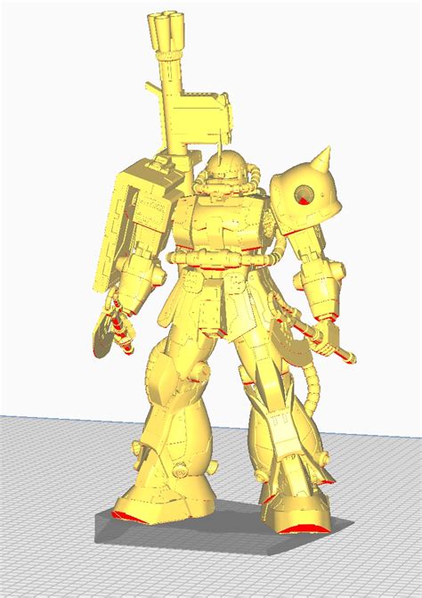 3d File Zaku 2 Ms 06s 3d Print Model 🤖・3d Print Model To Download・cults