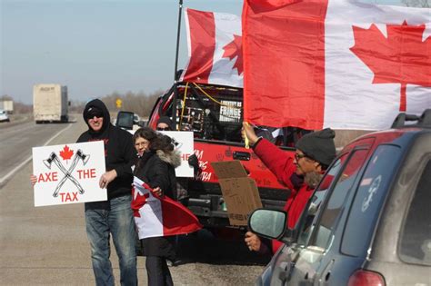 Carbon Tax Protests Pop Up Near Manitoba Borders Winnipeg Free Press