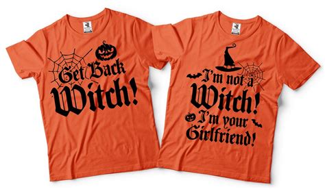 Halloween Couple Costumes T Shirt Funny Halloween Party Etsy