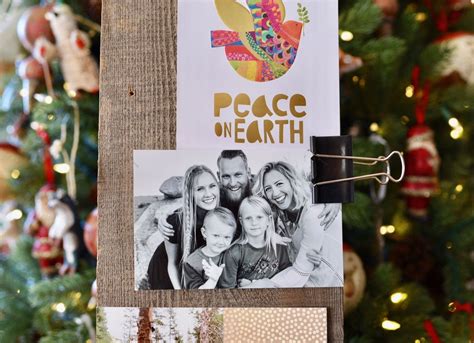 5 Minute DIY Christmas Card Holder Make Life Lovely