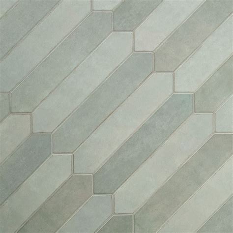 Renzo Jade Pickett 2 5 X13 Glossy Ceramic Wall Tile MSI Collection