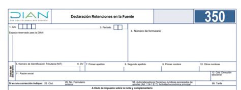 Formulario 350 Retención En La Fuente Fue Modificado Vertice Accounts