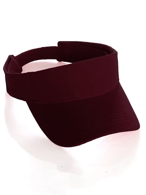 Classic Plain Unisex Sport Sun Visor Once Size Adjustable Tapeback Cap