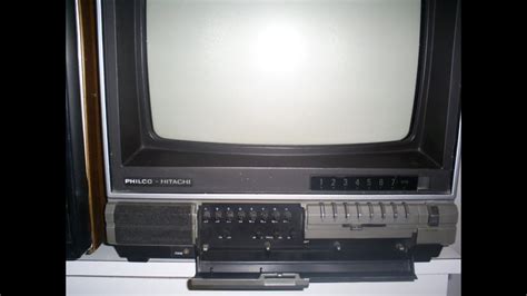 TV Antiga PHILCO HITACHI 14 Polegadas 1982 YouTube