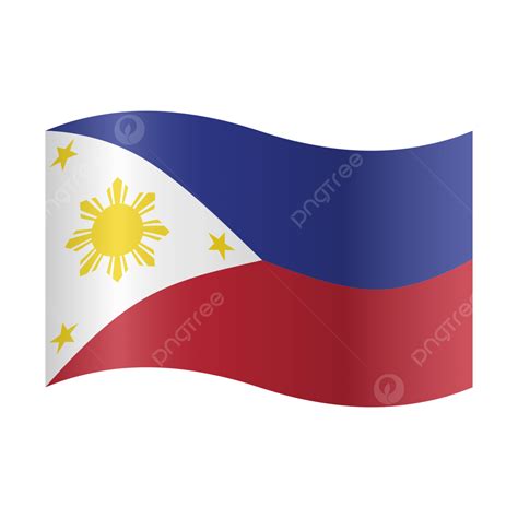 Vector Realistic Illustration Of Philippines Flag Philippines Flag