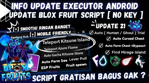 Update Blox Fruit Script No Key Auto Start Event Kitsune Island