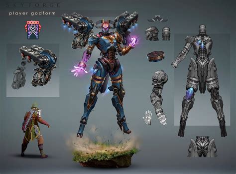 Skyforge God Form 2 Grigory Lebidko Character Design Character