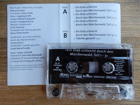 Herr Fuchs Frau Elster Musik Kassette Mc Tape Ddr Veb Litera