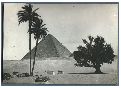 Egypte Grande Pyramide De Kh Ops By Photographie Originale Original