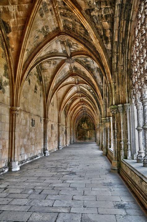 Interior of Monastery of Batalha in Portugal Editorial Photography ...