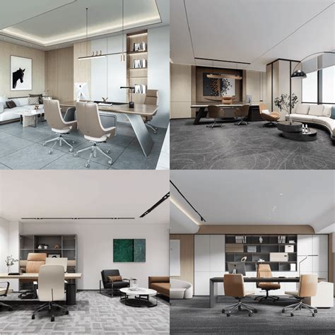 Directors Room Sets Modern Style Enscape Vol Sketchup Scene