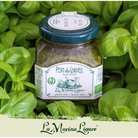 Pesto Alla Genovese Bio La Macina Ligure Slow Presto