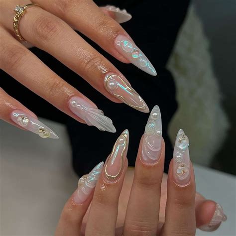 Mermaid Acrylic Nails