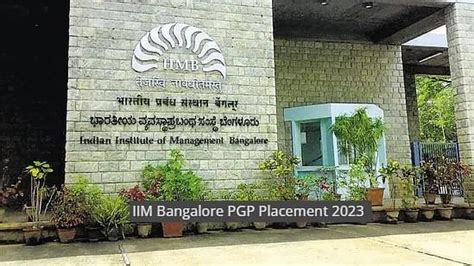 Iim Bangalore Pgp Placement 2023 Concluded 606 Offers Made To 512