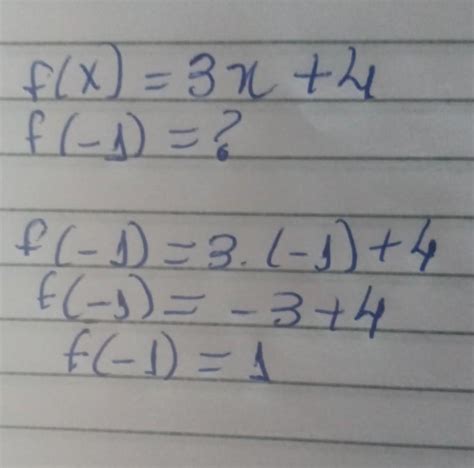 Dada A Função Quadrática F X 3× 4 O Valor De F 1 é Igual A A 4 B