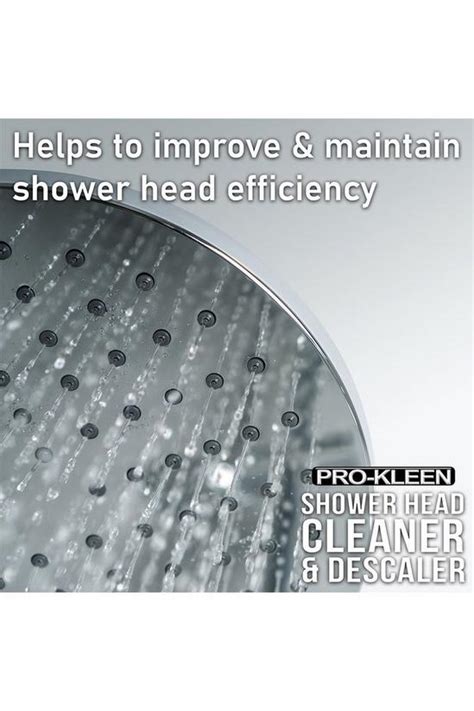 Cleaning Shower Head Cleaner And Descaler Bacteria And Limescale