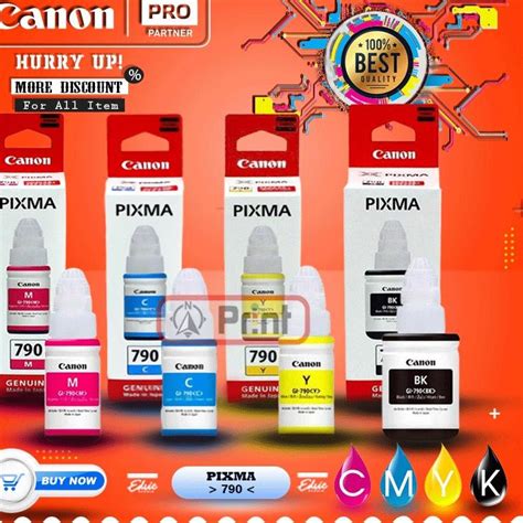 Jual Tinta Printer Canon Pixma 790 SERIES G1010 G2010 G1000 G2000