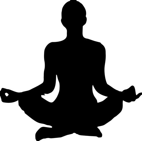 Namaste Silhouette at GetDrawings | Free download