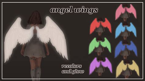 Dreamy Angel Wings Recolors And Glow The Glamour Dresser Final